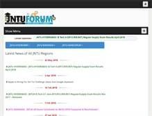 Tablet Screenshot of jntuforum.com